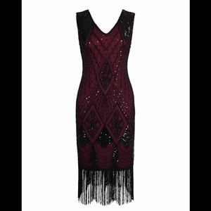 1920’s beaded flapper dress — beautiful details!